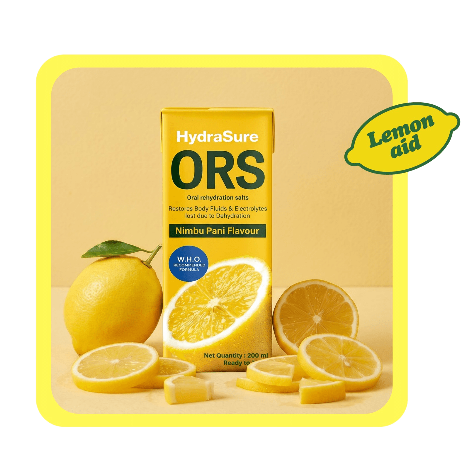 HydraSure Nimbu Pani ORS Drink